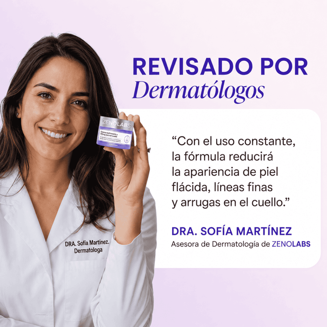 ZenoLabs™ Decile Adiós a las Arrugas del Cuello y Volvé a Sentirte Joven y Segura