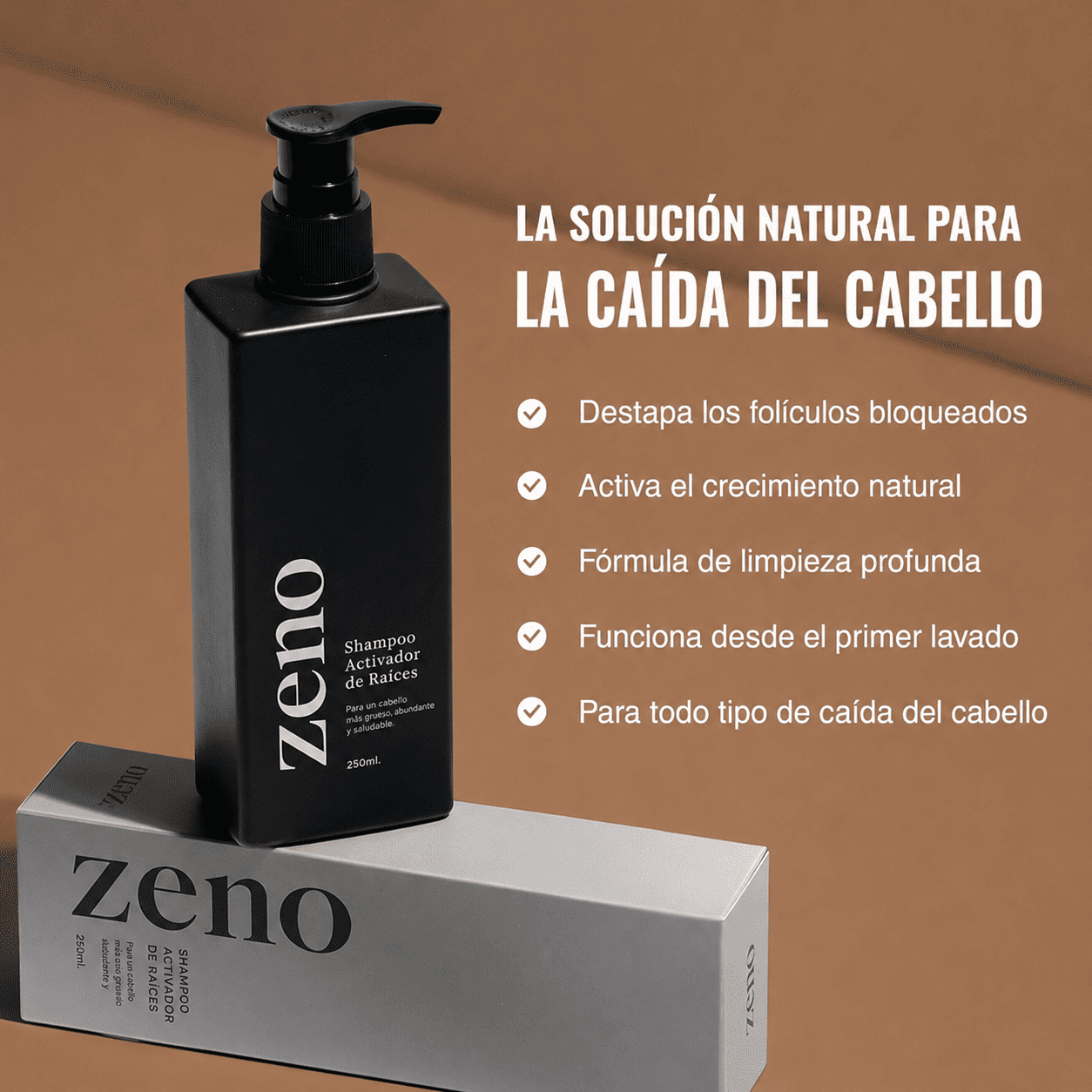 Zeno™ - Shampoo Activador de Raíces