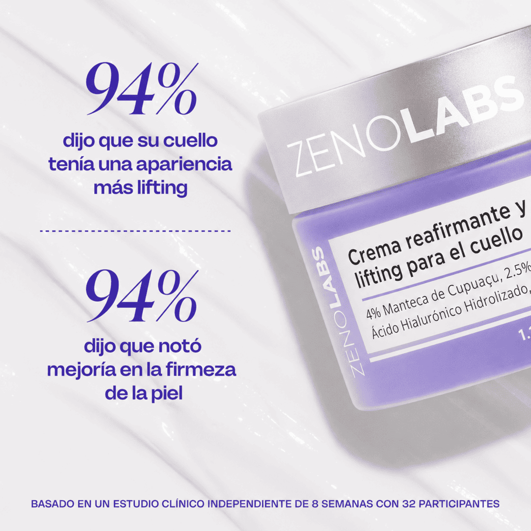 ZenoLabs™ Decile Adiós a las Arrugas del Cuello y Volvé a Sentirte Joven y Segura