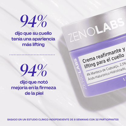 ZenoLabs™ Decile Adiós a las Arrugas del Cuello y Volvé a Sentirte Joven y Segura