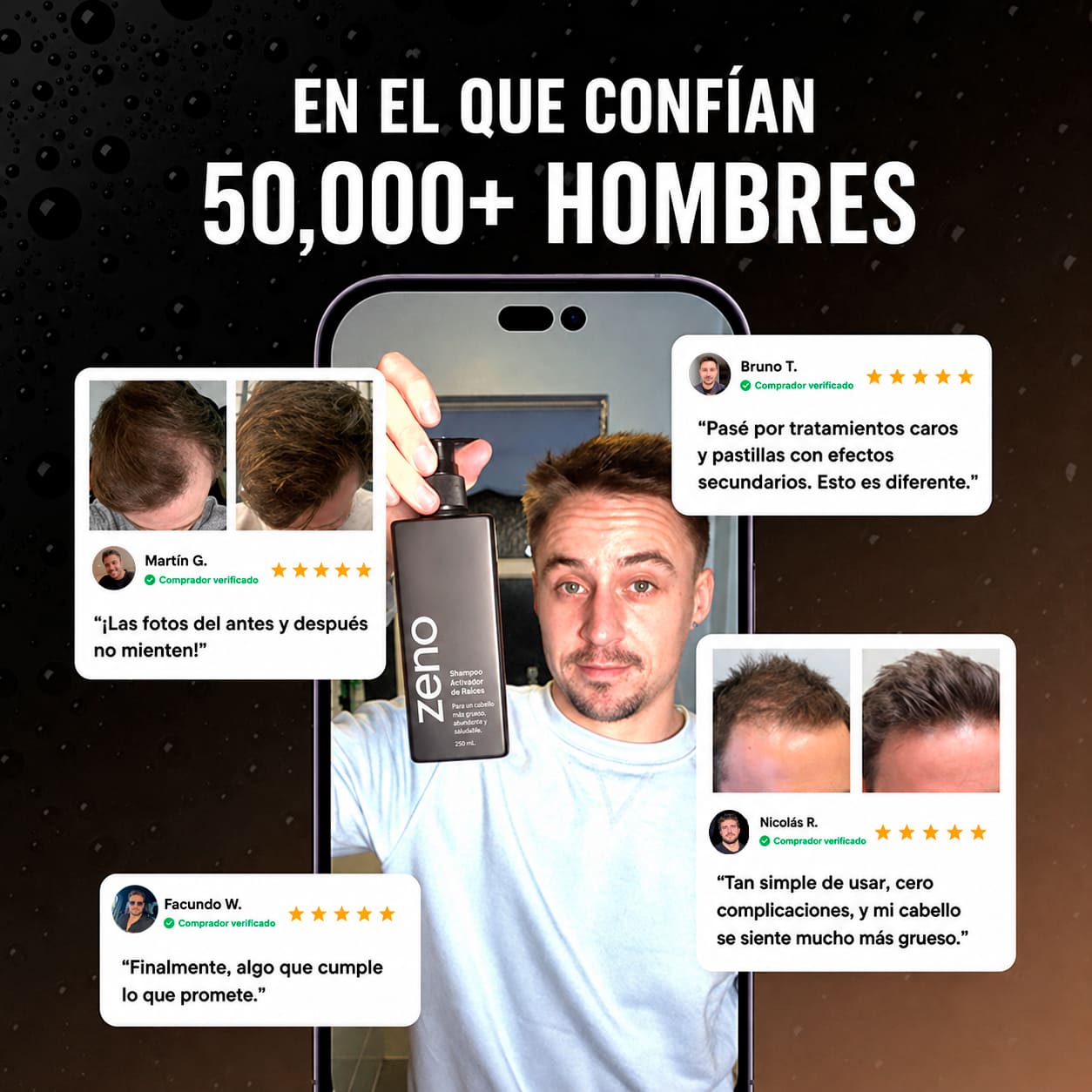 Zeno™ - Shampoo Activador de Raíces